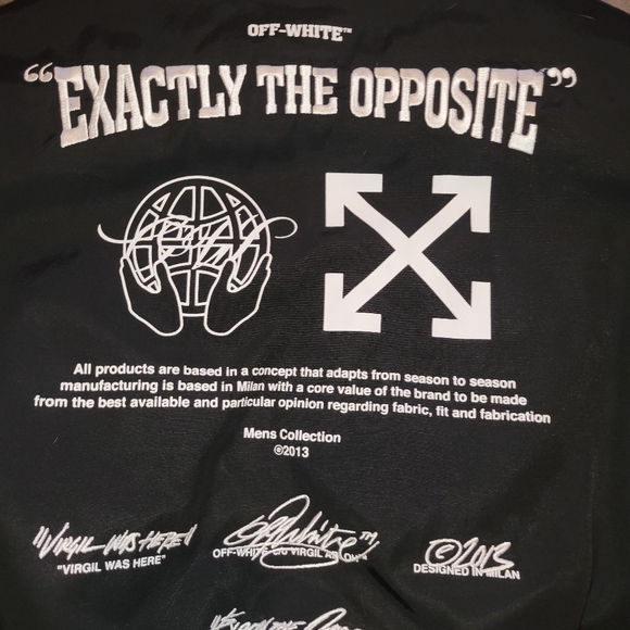Off-White Exactly the Opposite Bomber Jacket - Picture 4 of 9